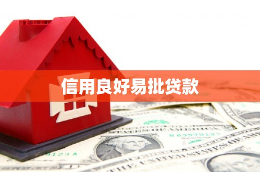 怀远信用良好易批贷款
