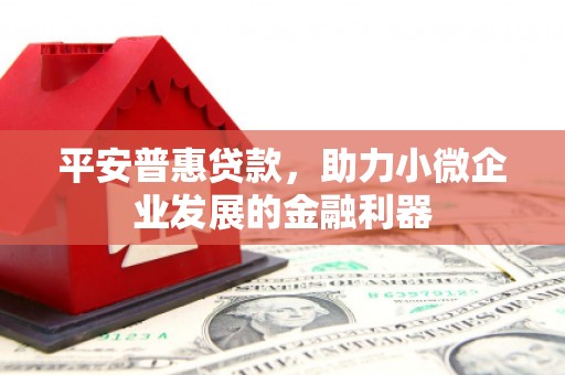 怀远平安普惠贷款，助力小微企业发展的金融利器