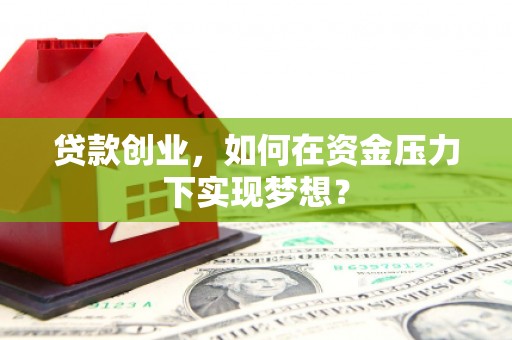 怀远贷款创业，如何在资金压力下实现梦想？