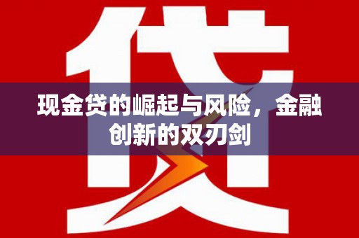 怀远现金贷的崛起与风险，金融创新的双刃剑