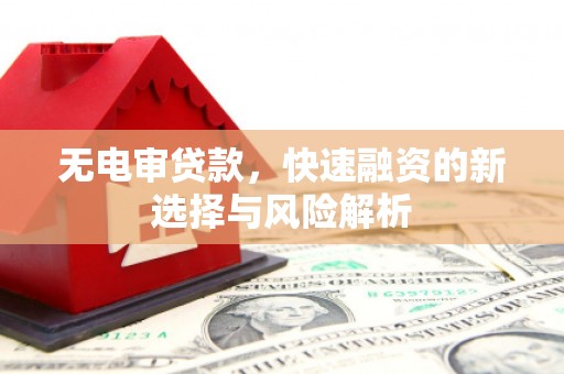 怀远无电审贷款，快速融资的新选择与风险解析