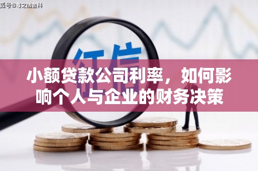 怀远小额贷款公司利率，如何影响个人与企业的财务决策