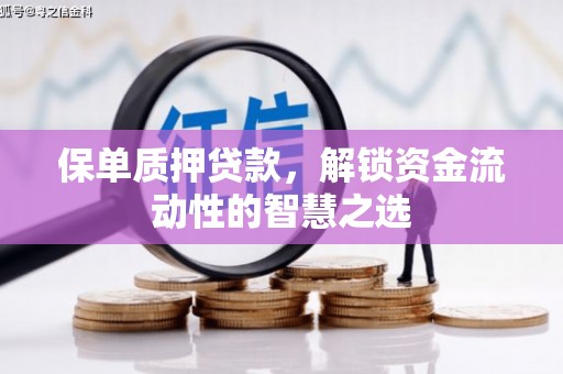 怀远保单质押贷款，解锁资金流动性的智慧之选