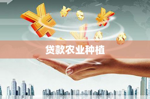 怀远贷款农业种植
