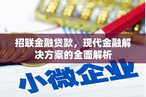 怀远招联金融贷款，现代金融解决方案的全面解析
