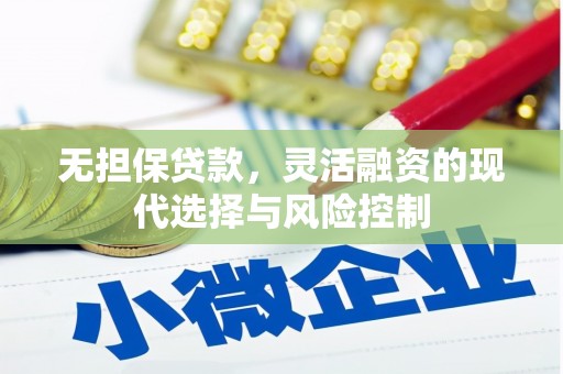 怀远无担保贷款，灵活融资的现代选择与风险控制