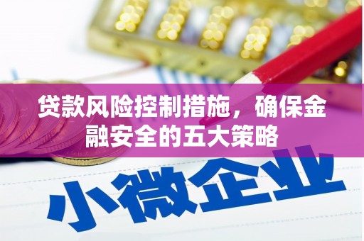 怀远贷款风险控制措施，确保金融安全的五大策略