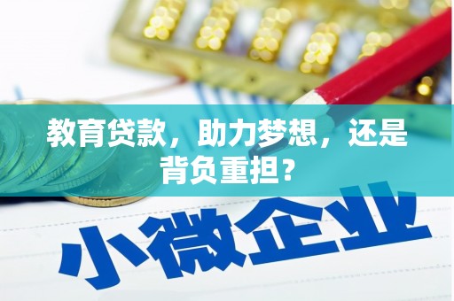 怀远教育贷款，助力梦想，还是背负重担？