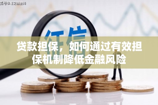 怀远贷款担保，如何通过有效担保机制降低金融风险