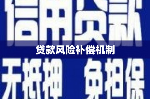 怀远贷款风险补偿机制